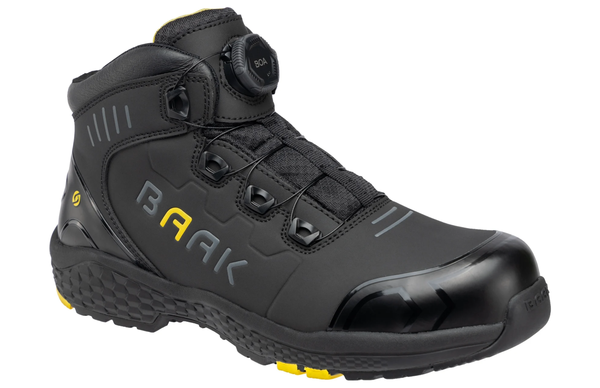 Baak Alexander S3S zwart/geel met BOA sluiting (38 t/m 48)